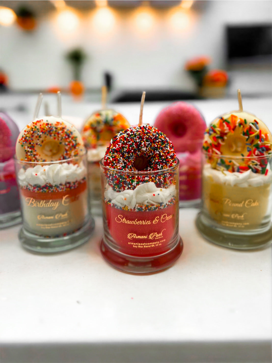 Custom Dessert-Inspired Candles