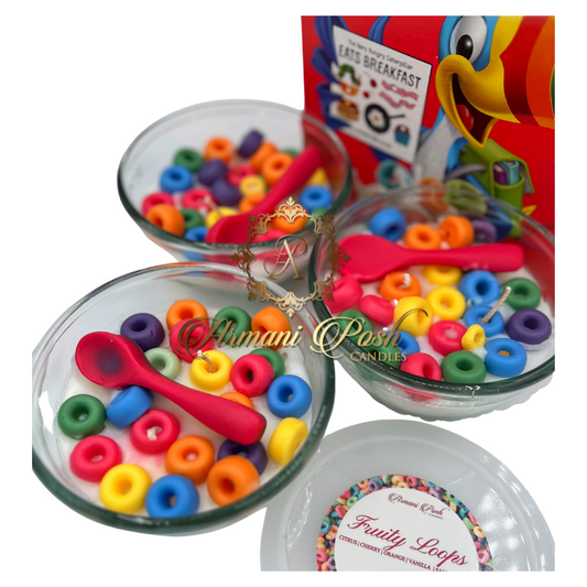 Frootloop Loops Cereal Bowl 10 oz Candle