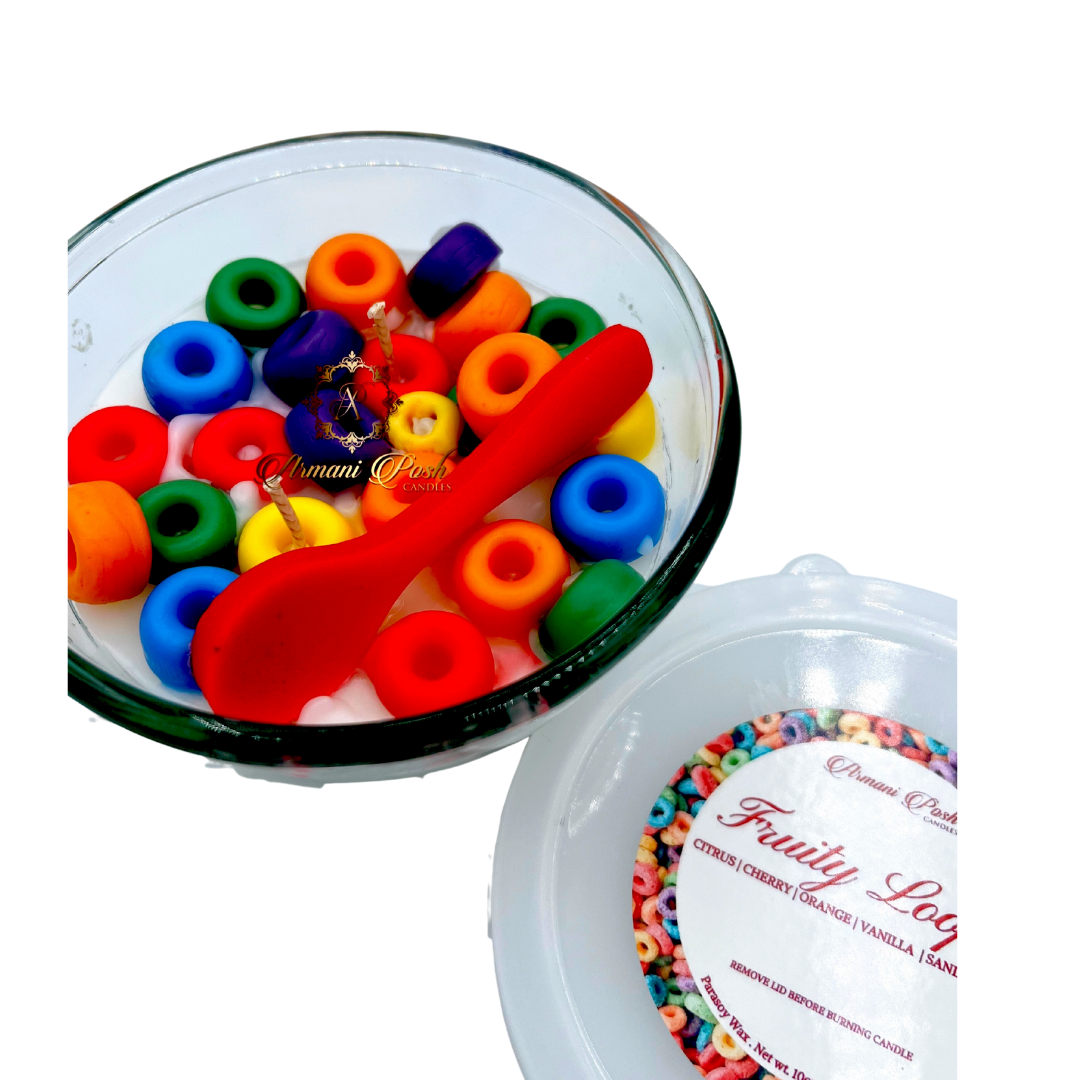 Frootloop Loops Cereal Bowl 10 oz Candle