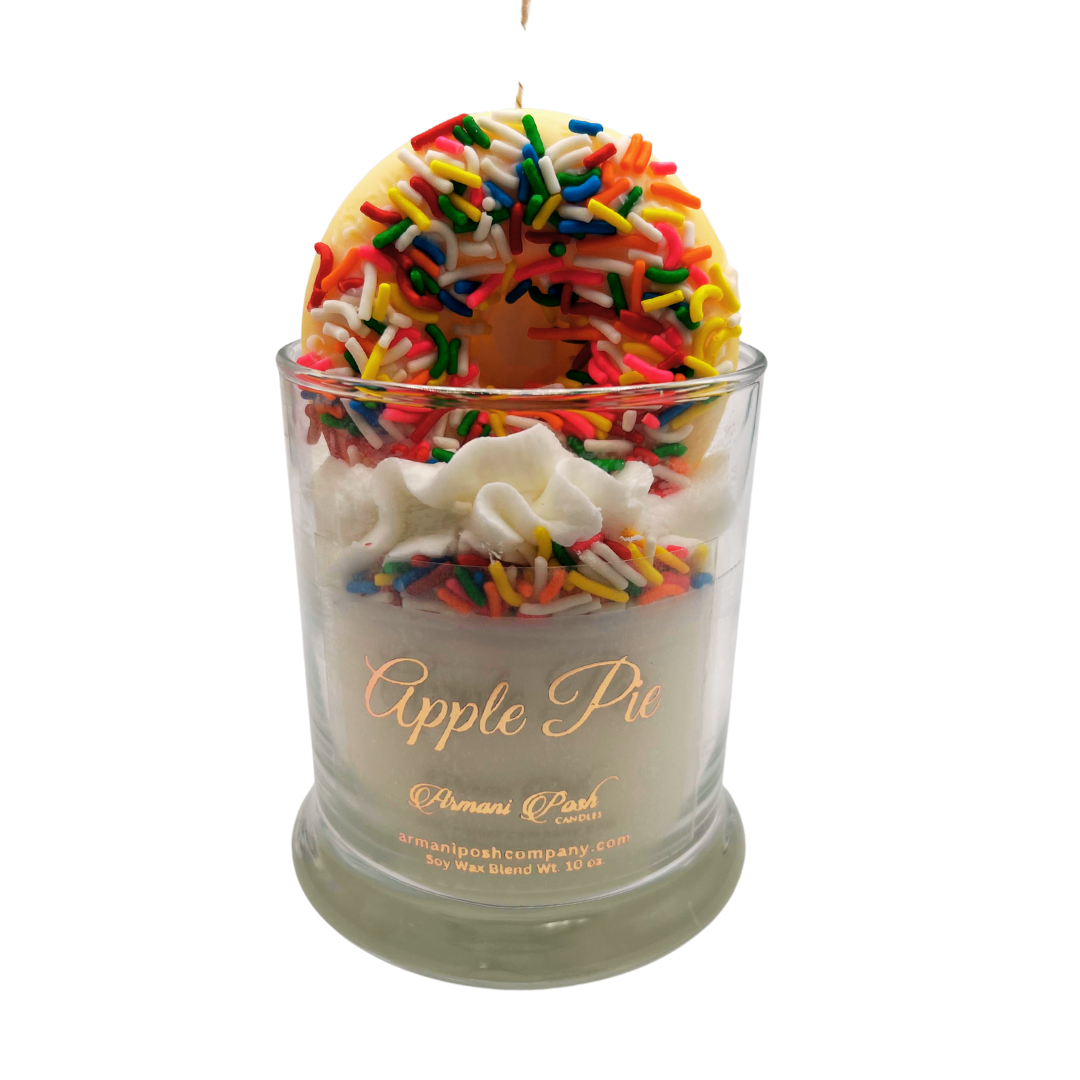 DIY Apple Scented Candles with Sprinkles