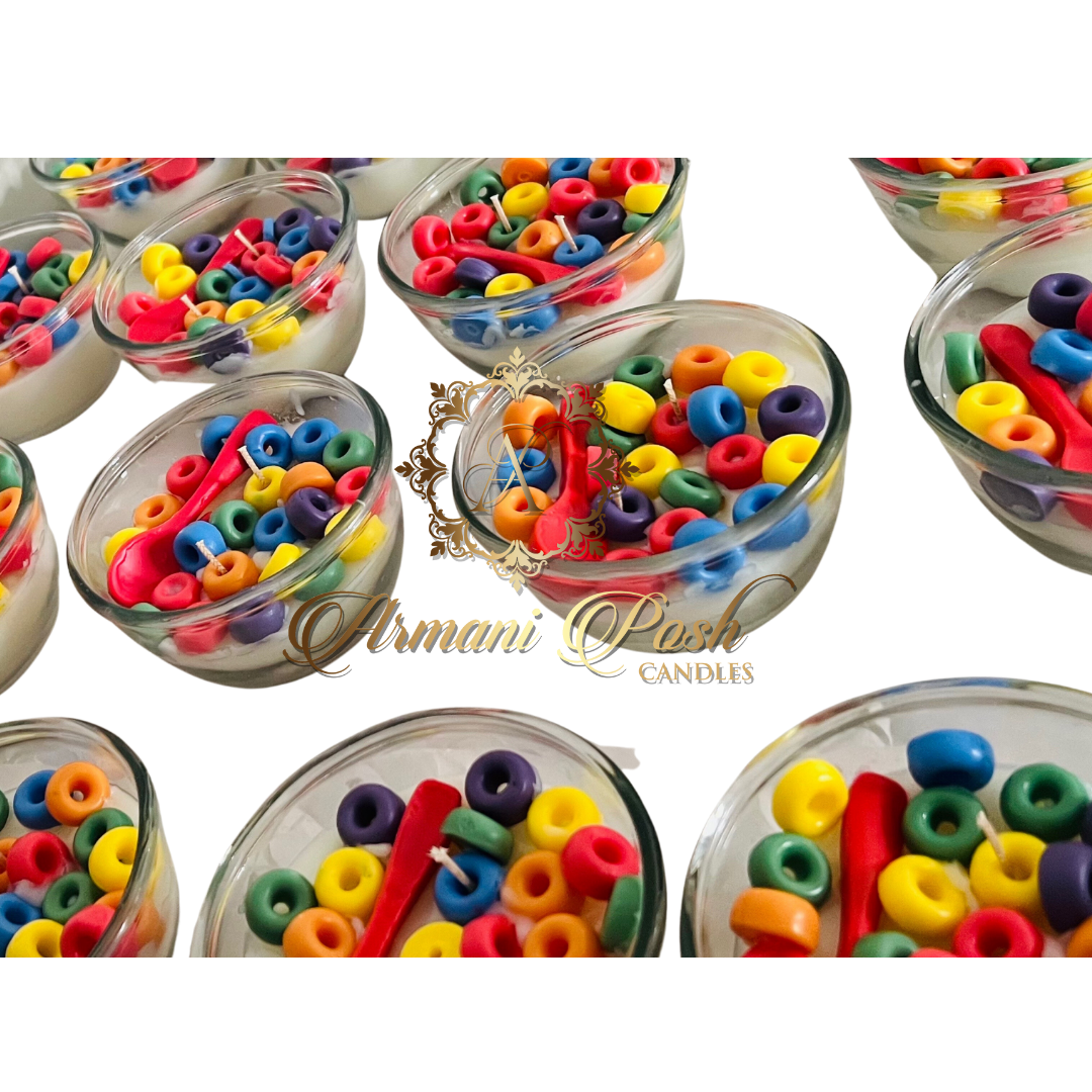 Frootloop Loops Cereal Bowl 10 oz Candle